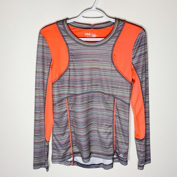Fila Performance running neon mesh insert top sz S - Picture 1 of 10
